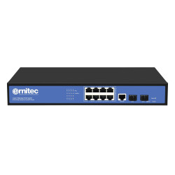 Ernitec Managed Layer 2+ Switch, 8 x 