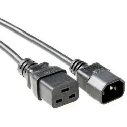 MicroConnect Power Cord C19-C14 2m Black (PE0191420)