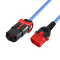 MicroConnect Powercord C13 IEC Lock+ - C14 