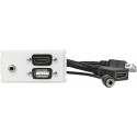 Vivolink Outlet Panel HDMI, USB, AUD (WI221294)