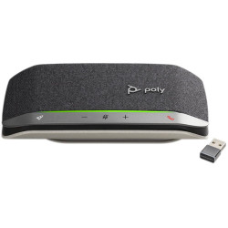 Poly by HP Sync 20 speakerphone Universal Black, Silver, Buttons Touch