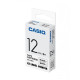 Casio 12 mm black on white (XR-12WE1)