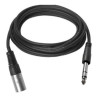 Vivolink XLR M - Stereo Jack 6.35mm (PROAUDXLRJACKS0.5)