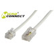 MicroConnect RJ11-RJ45 1M M/M White (MPK451)