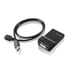 Lenovo USB3.0 to DVI-I Adapter (0B47072)