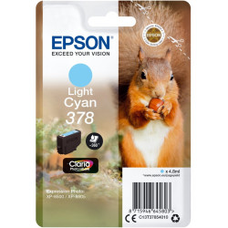  Epson Cartouche d'encre Cyan (brillant) C13T37854010 378 ~360 Pages 4,8ml