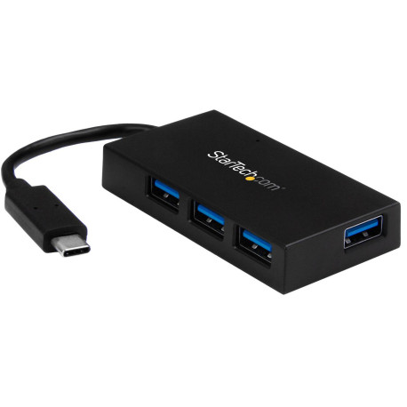 STARTECH HUB USB C 4 PORT - C TO A - POWER ADAPT (HB30C4AFS)