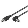 MicroConnect USB2.0 A-B 0,5m M-M (USBAB05ANGLED)