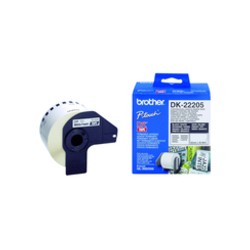 Brother DK22205 Paper Tape White 62mm