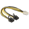 Delock PCI Express power cable 6 pin 