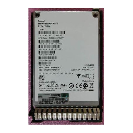 Hewlett Packard Enterprise 1.6TB SAS Solid State Drive (P09924-001)