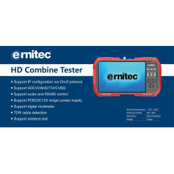 Ernitec 7 Touch Screen Test Monitor, Wi-Fi, Supports HDCVI/AHD/TVI/CVBS