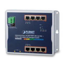 Planet IP30, IPv6/IPv4, 8-Port 1000T (WGS-4215-8P2S)