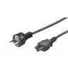MicroConnect Power Cord CEE 7/7 - C5 1m (PE010810S)