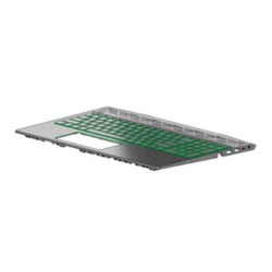 HP TOP COVER W/KB BL ITL (L25111-061)