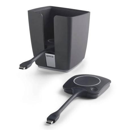 Barco Tray 2 x USB-C buttons Black 