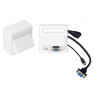 Vivolink Wall box VGA, HDMI + 3,5mm aud (WI221192)