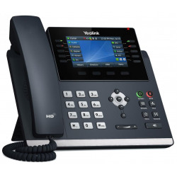 Yealink SIP-T46U IP phone Grey LCD Wi-Fi, Wireless handset