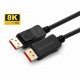 MicroConnect 8K Displayport 1.4 Cable 1.5m