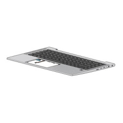 HP Top Cover W/Keyboard CP+PS BL 
