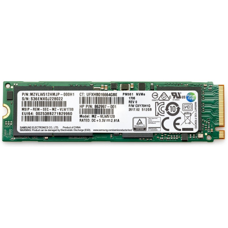HP SSD 512GB PCIe NVME TLC (406L8AA)