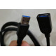 MicroConnect USB 3.0 A-A 1.8 m M-F, Black 