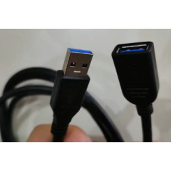 MicroConnect USB 3.0 A-A 1.8 m M-F, Black 