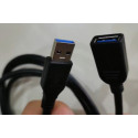 MicroConnect USB 3.0 A-A 1.8 m M-F, Black 