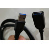 MicroConnect USB 3.0 A-A 1.8 m M-F, Black 