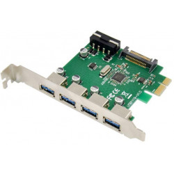 MicroConnect 4 port USB 3.0 PCIe card (MC-USB3.0-F3B1)