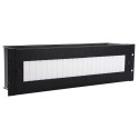 Lanview 3U 19" ELECTRICAL/DIN RAIL MODULE - BLACK (RAX630BL)