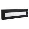 Lanview 3U 19" ELECTRICAL/DIN RAIL MODULE - BLACK (RAX630BL)