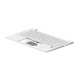 HP TOP COVER W/KB UK 