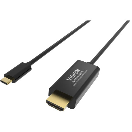 Vision Tc-2Musbchdmi-Bl 2 M Usb Type-C Hdmi Type A (Standard) Black
