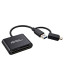 MicroConnect Premium USBA/C to Multi Card 