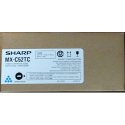  Sharp Toner Cyan MX-C52TC ~14200 Pages