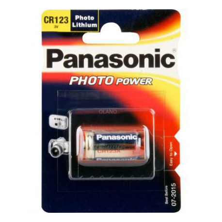 Panasonic CR123 A, 3V, 1400mAh (CR-123AL/1BP)