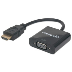 Manhattan HDMI to VGA Black (151467)