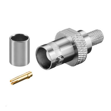 MicroConnect BNC crimp plug for RG59 (BNC59F)