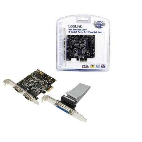 LogiLink PCI-Express Card, 2x ser. + (PC0033)