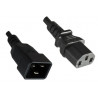 MicroConnect PowerCord C13-C20 10A 1m Black (PE030610)