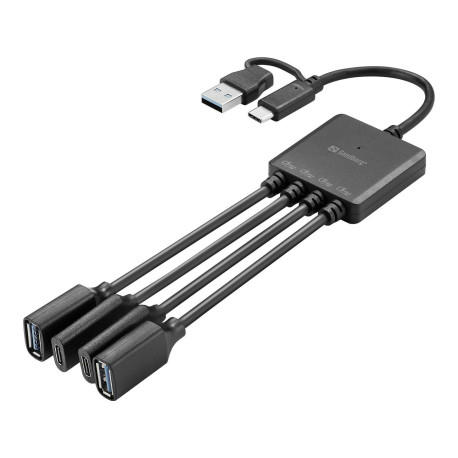 Sandberg USB-C/A to 2A+2C Splitter (136-81)