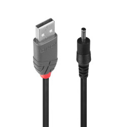 Lindy Adapter Cable Usb A Male - Dc 3.5/1.35Mm Male (70266)