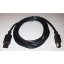 Cordon USB ORIGINAL HP 8121-0868 Noir 1,8M