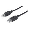 Manhattan USB 2.0 Typ A/Typ B, 1.8m (333368)