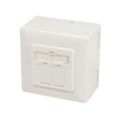 LogiLink Cat.6A Wall Outlet UP+AP (NP0124)