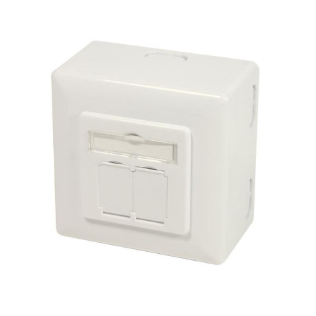LogiLink Cat.6A Wall Outlet UP+AP (NP0124)