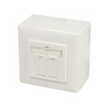 LogiLink Cat.6A Wall Outlet UP+AP (NP0124)