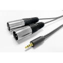 Vivolink 3.5MM CABLE to 2 x XLR male (PROMJXLRS15)