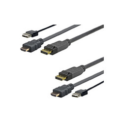 Vivolink Pro HDMI+DP+USB 1m (PROHDMIUSBDP1)